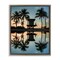 Stupell Industries Palm Tree Reflection Floating Frame, design by Jared Kreiss